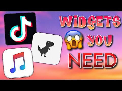 6 IOS 14 WIDGETS YOU NEED (Tiktok, Spotify, Steve)