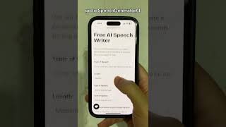 Don't stress over speech writing. Generate speeches for free easily with SpeechGenerator. Get starte