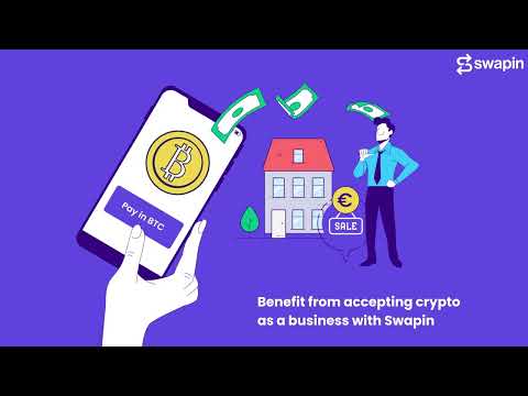 SwapinCollect: accept crypto as a merchant and get EUR or GBP on your bank account