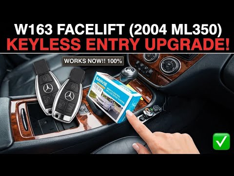 Mercedes ML aftermarket keyless system install