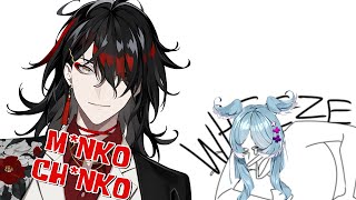 Elira Loses It Over Vox's Collage Name [NKODICE | Nijisanji EN]