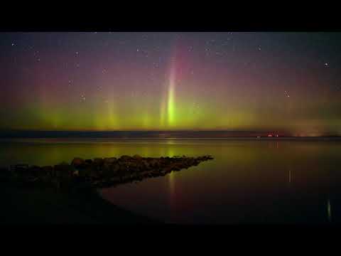 Northern Lights over Georgian Bay, Canada