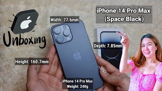 iPhone 14 Pro Max Space Black Unboxing and Setup 2022 | #iphone14promaxunboxing