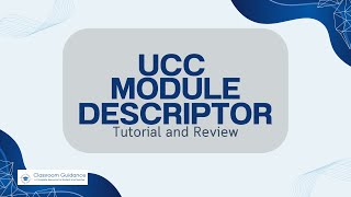 Don’t Choose a College Course Without Watching This | How to Use UCC Module Descriptors
