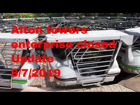 Alton towers enterprise closed  8/7/2019