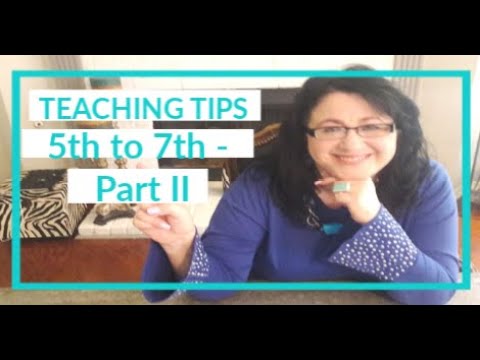 3.4 Teaching Stages 5th to 7th Grade Stage (Part II)