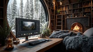 Work Music Winter Edition, Cozy Study Beats for Intense Concentration