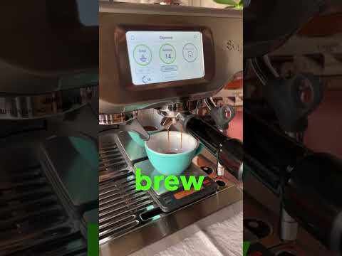 Breville Barista Touch - Dialing in espresso #shorts