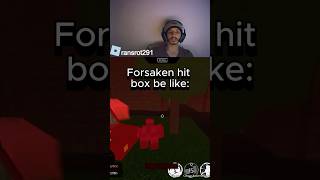 Hitbox in forsaken be like: #roblox #forsaken #forsakenroblox