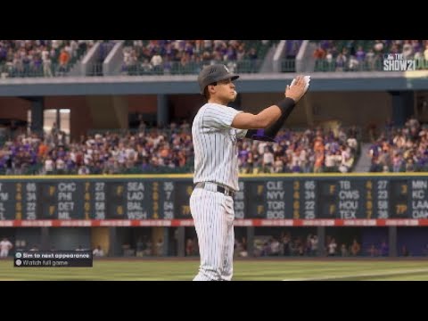 Breaking Barry Bonds single season homerun record MLB The Show
