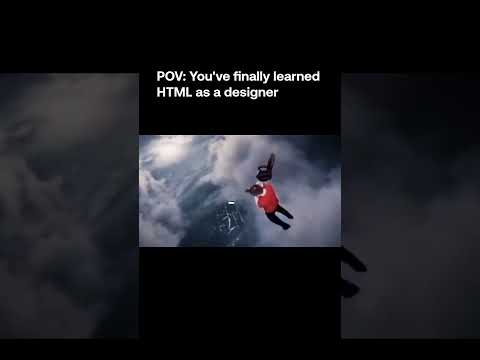 POV you've learned HTML as a designer | Fourmeta Agency #shorts