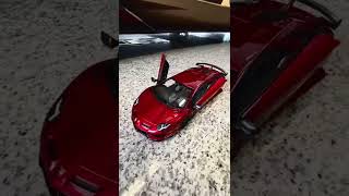 Aventador SVJ & 1:18 SVJ model car #shorts #supercars #lamborghini