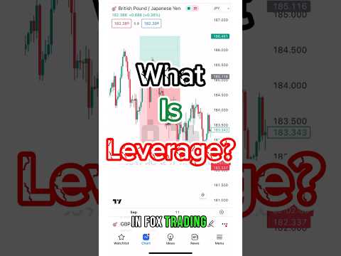 Leaverage in forex explained in 1 min #money  #trading #forex #stock #trading #forextrading