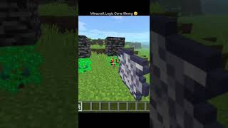 Minecraft Logic Gone Wrong 😅#minecraft #shorts