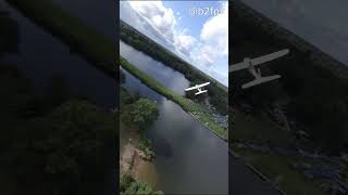 How close can i fly to a plane?  #rc  #fixedwing  #drone  #fpv  #chase  #plane