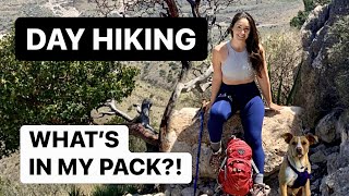 What I pack for a day hike! - Essentials and packing your backpack for a hiking day!