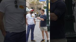 Is there a good way to tell someone they’ve gained weight❓ #shorts #interview #gymshorts #shortsfeed