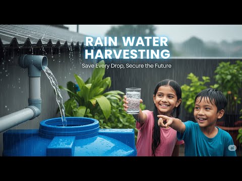 Rainwater Harvesting Explained | Save Every Drop| #rainwaterharvesting #waterconservation #trending