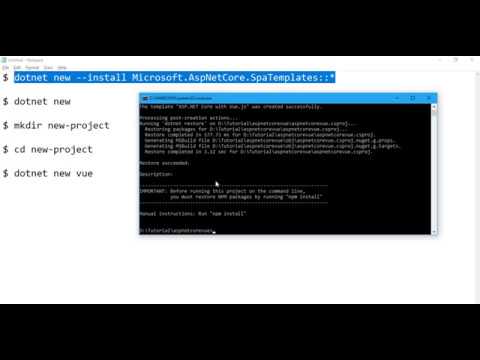 Single Page Application using Asp.Net Core And Vue