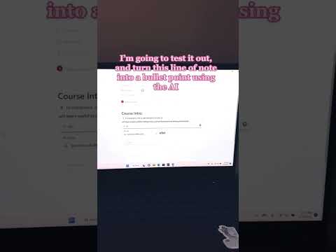 Notion AI test run. So far so good🤷🏻‍♀️😁 #notionai #notiontutorial #notiontemplates #notion