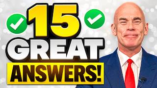 15 MOST IMPORTANT INTERVIEW QUESTIONS & TOP-SCORING ANSWERS!