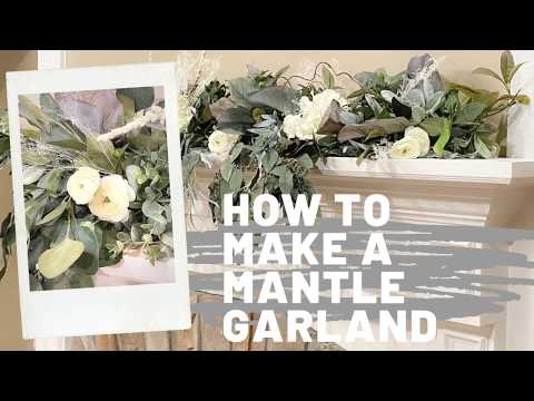 How To Make A Spring Mantle Garland