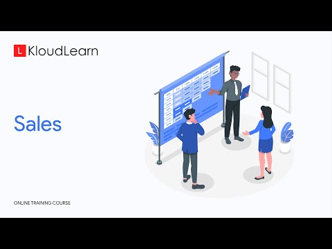 Sales | Online Training Course | KloudLearn Content Library