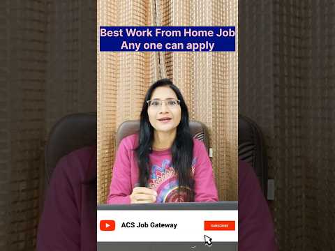 Work from Anywhere | Work From Home 2025 #shortsvideo #acsjobgateway #ytshorts #ytshort