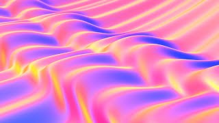 Abstract Mathematical Surface Sunset Gradient Colored Waves Flowing 4K Motion Background for Edits