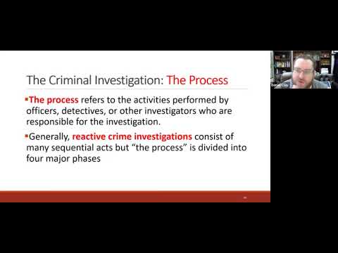 Homicide Investigation - The Investigation of Crime