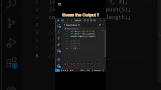 Question 2: Guess the Output ❓🤔 | @LogicTechHub  #programming  #javascript #genius