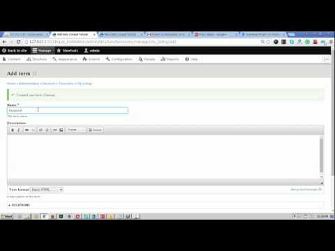 Drupal 8 Tutorial For Beginner Session 11 - Using Taxonomy