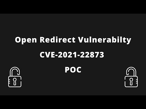 Open Redirect Vulnerability CVE-2021-22873 | Proof of Concept POC