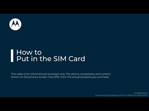 SIM card setup for your motorola edge 50 series / edge 60 pro / edge 2025 / edge 70 single SIM phone