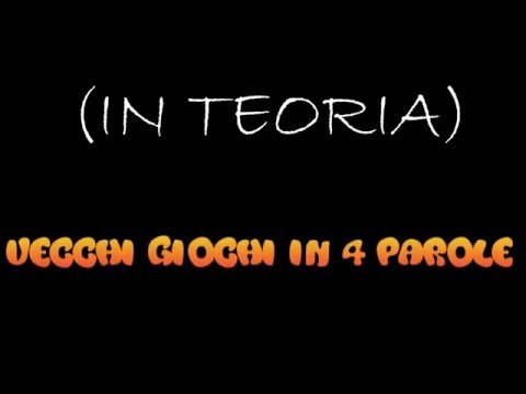 Vecchi giochi in 4 parole (in teoria)