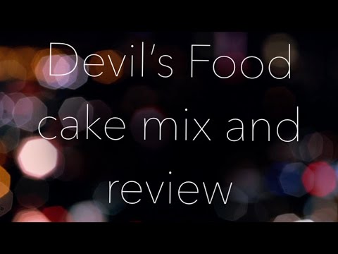 How to bake a chocolate cake with a cake mix and review!
