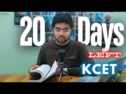 20 days Left for KCET 2025 | Here's what I did | Crack KCET 2025
