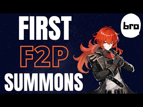 Rolling Diluc On My First FREE Summon In Genshin Impact