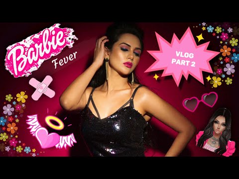 Get ready with me vlog PART 2 || barbie fever || feat. Akanksha chamola || The wedding exhibit..