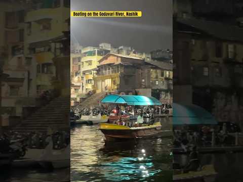 Boat Ride on the Godavari River, Nashik India #panchvati #ramkund #nashik #nashiktourism
