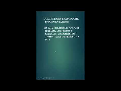 collections framework in java