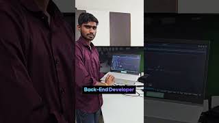 Frontend Developer vs Backend Developers 😂 #developer #youtubeshorts #memes