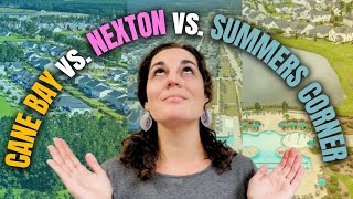 🚀MOVING TO SUMMERVILLE SC? | Summers Corner Vs Nexton Vs Cane Bay | WHICH LOCATION IS BEST FOR YOU?