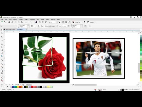 Making photo collage in 2 minutes with coreldraw