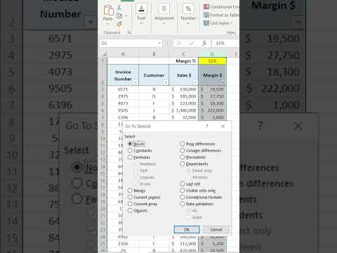 How to Find Hardcoded Values in Formulas in Excel #shorts
