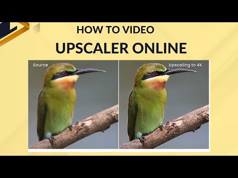How to Video upscaler online?