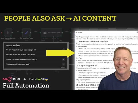 Turn Google's People Also Ask Into AI-Optimized Content (Full n8n Automation)