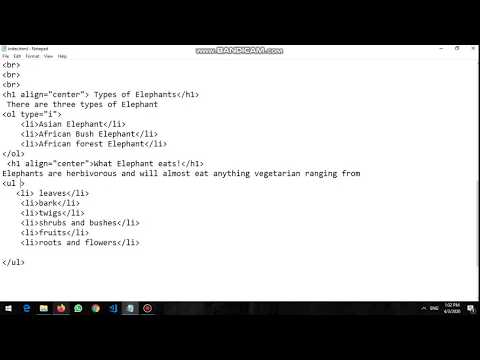 HTML tutorial#5A.  insert bullets , numbering and Quotations: for Absolute Beginners in Hindi/Urdu