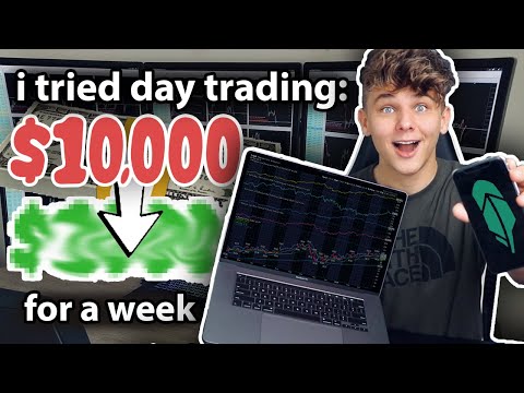 I Tried Day Trading With $10,000 For a Week (Complete Beginner)