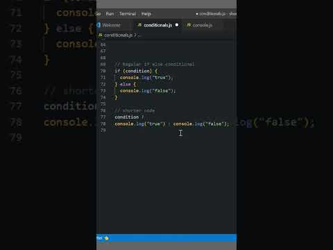 write cleaner code part 1 Better conditional. comment the method you prefer #coding #programming